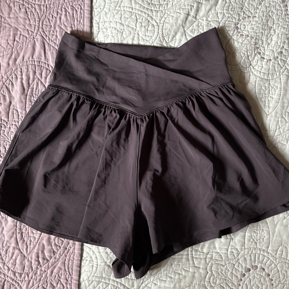 Aerie offline Women's High-Waisted dark grey Shorts